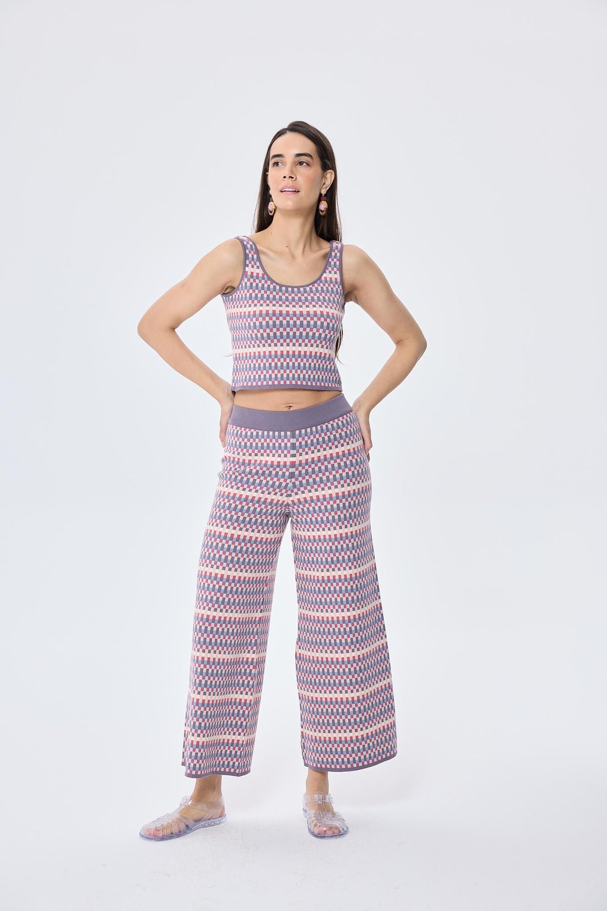 Peraluna-Innocence, Jakarlı Kadın Triko Krop üst Multi̇ Li̇la-Atlet-2-roqelvaxirum.shop