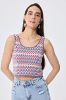 Peraluna-Innocence, Jakarlı Kadın Triko Krop üst Multi̇ Li̇la-Atlet-6-roqelvaxirum.shop