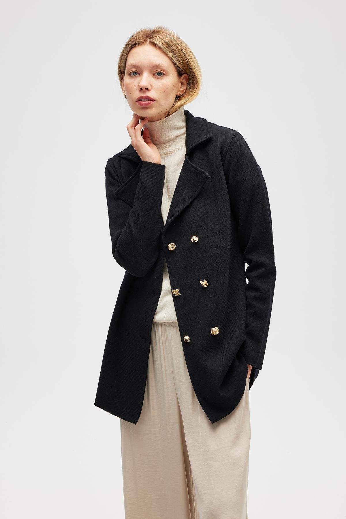 Peraluna-Jisha, Kadın örme Triko Blazer Ceket Siyah-Ceket-4-roqelvaxirum.shop
