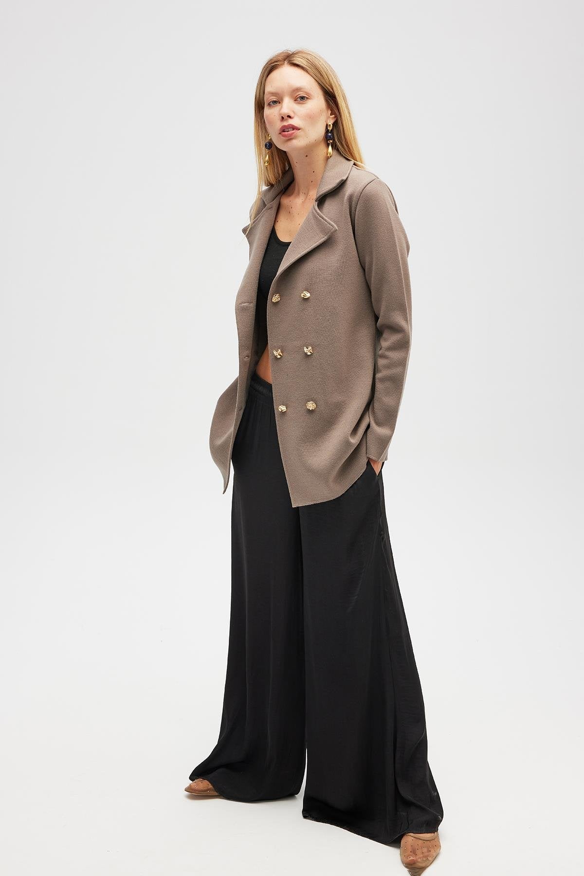 Peraluna-Jisha, Kadın örme Triko Blazer Ceket Vizon-Ceket-5-roqelvaxirum.shop