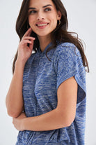 Peraluna-Kaira Blouse & Shorts Kapüşonlu Yazlık Kadın Triko Şort Takım-Şort-6-roqelvaxirum.shop