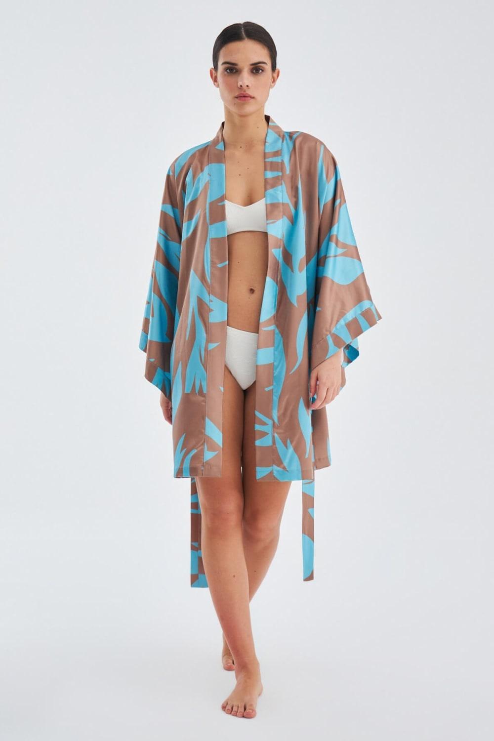 Peraluna-Kali̇nda Kimono Desenli 90 Cm Saten Yazlık Kadın Kimono-Kimono-3-roqelvaxirum.shop