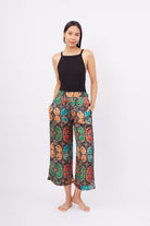 Peraluna-Ladybug Trouser Uğur Böceği Baskılı Kadın Triko Pantolon Çok Renkli-Pantolon-1-roqelvaxirum.shop