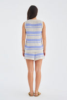 Peraluna-Laura Top & Shorts Yazlık Kadın Triko Şort Takım-Şort-7-roqelvaxirum.shop