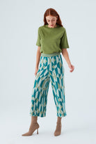 Peraluna-Lena Trouser %100 Pamuk Geometrik Retro Desenli Kadın Triko Pantolon -Pantolon-3-roqelvaxirum.shop