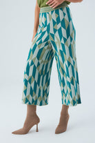 Peraluna-Lena Trouser %100 Pamuk Geometrik Retro Desenli Kadın Triko Pantolon -Pantolon-4-roqelvaxirum.shop