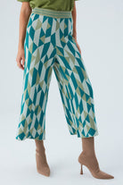 Peraluna-Lena Trouser %100 Pamuk Geometrik Retro Desenli Kadın Triko Pantolon -Pantolon-7-roqelvaxirum.shop