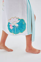 Peraluna-Lotus Balık Aplikeli Keten Karışımlı Diz Altı Kadın Kimono-Kimono-5-roqelvaxirum.shop