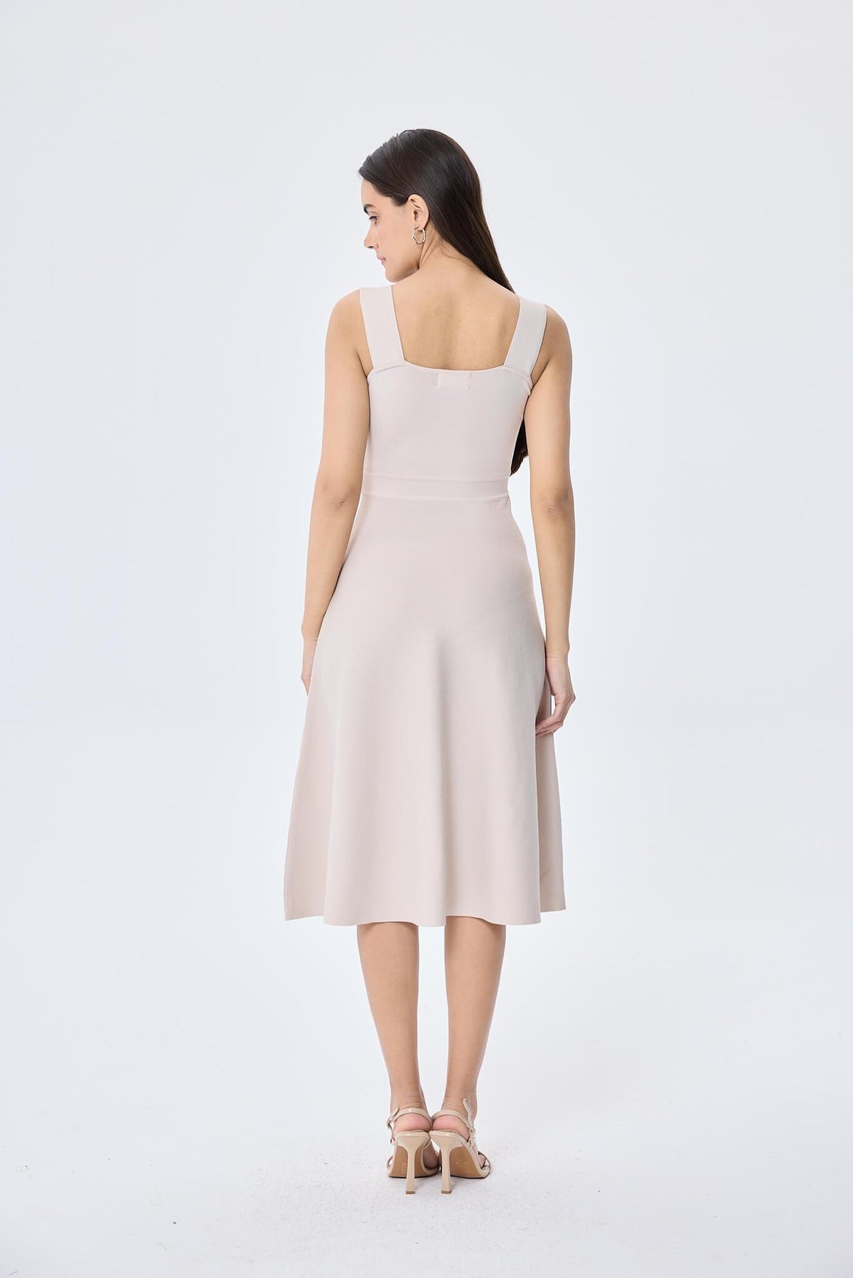 Peraluna-Madison Kadın Yazlık Rayon Triko Elbise Taş-Elbise-9-roqelvaxirum.shop