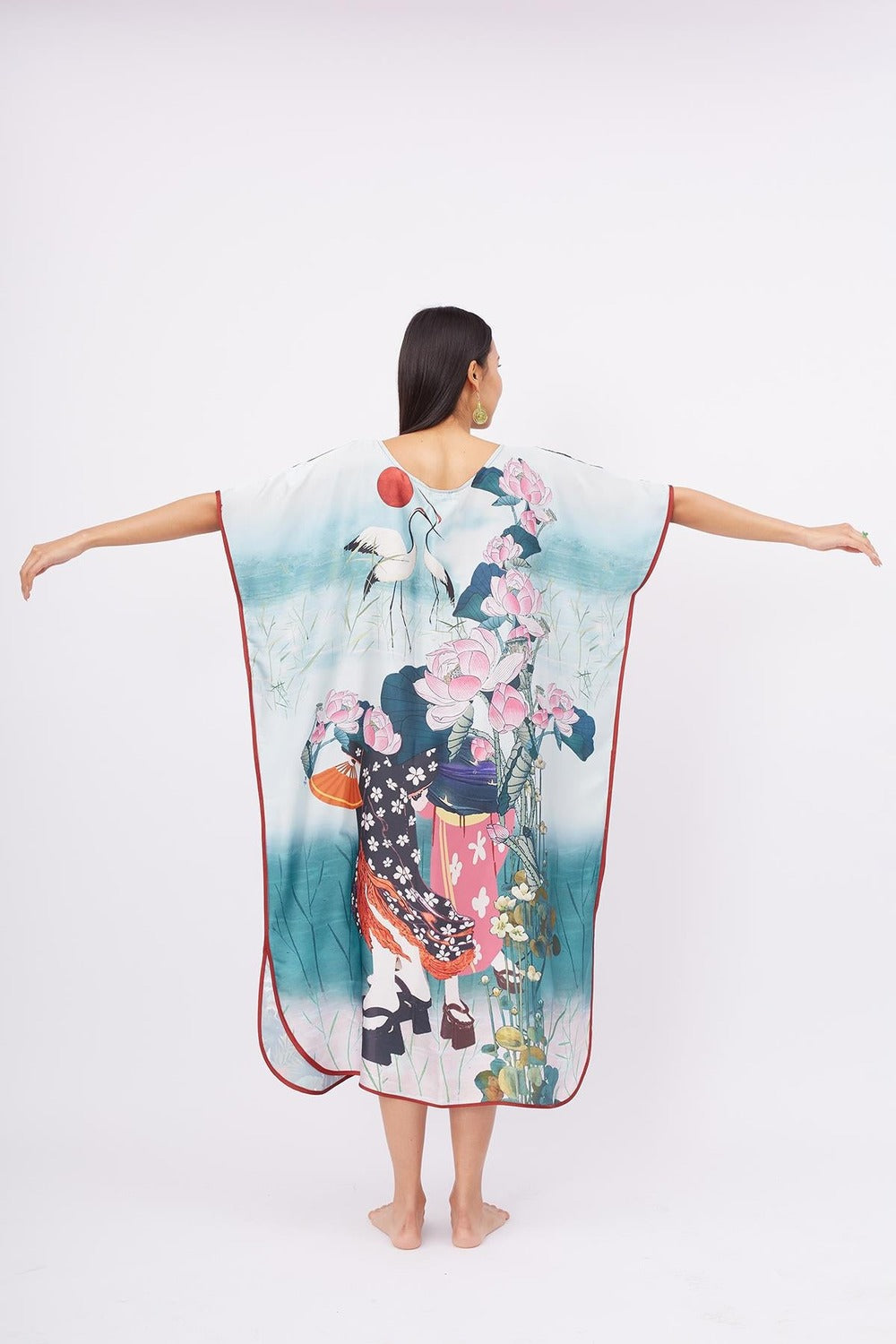 Peraluna-Magic Moments Long Dress Anne Kız Baskılı 130 Cm Uzun Saten Kolsuz Elbise-Elbise-7-roqelvaxirum.shop