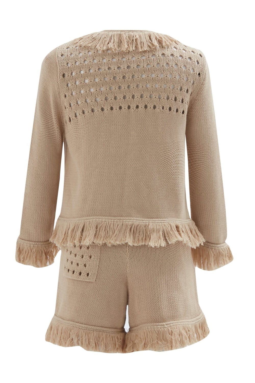 Peraluna-Miyoki̇ Cardigan & Shorts Mevsimlik Pamuklu Kadın Triko Takım Şort-Şort-11-roqelvaxirum.shop
