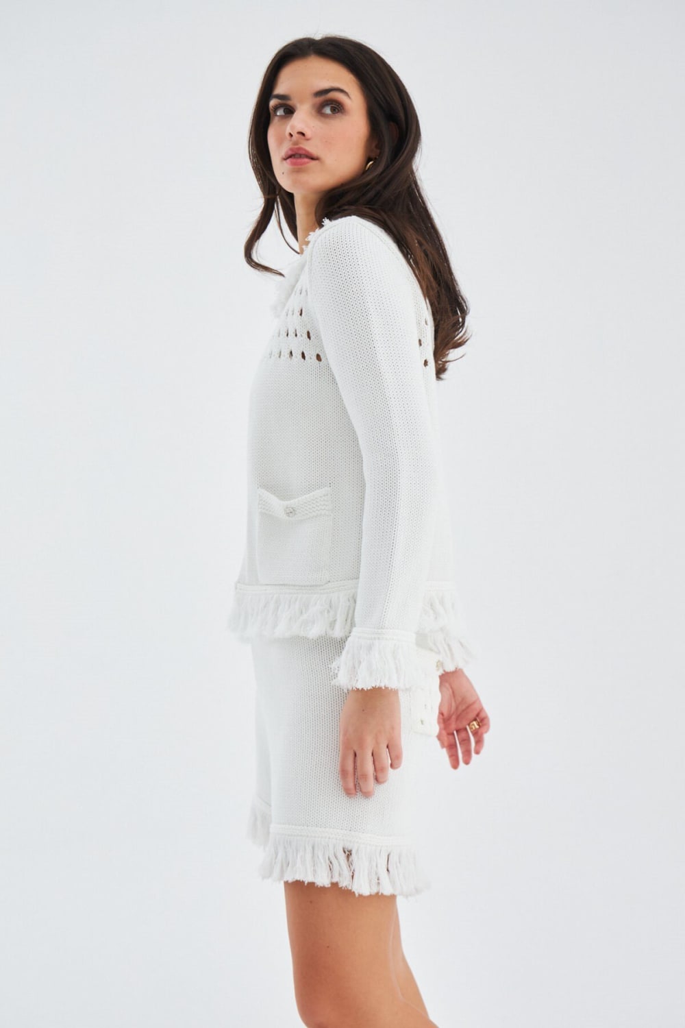 Peraluna-Miyoki̇ Cardigan & Shorts Mevsimlik Pamuklu Kadın Triko Takım Şort-Şort-17-roqelvaxirum.shop