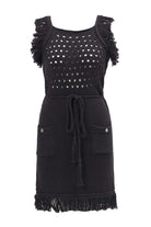 Peraluna-Miyoki Dress %100 Pamuk Diz Hizası Yazlık Kadın Triko Elbise-Elbise-9-roqelvaxirum.shop