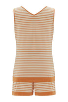 Peraluna-Paru Top & Shorts Pamuklu Yazlık Kadın Triko Şort Takım-Şort-9-roqelvaxirum.shop