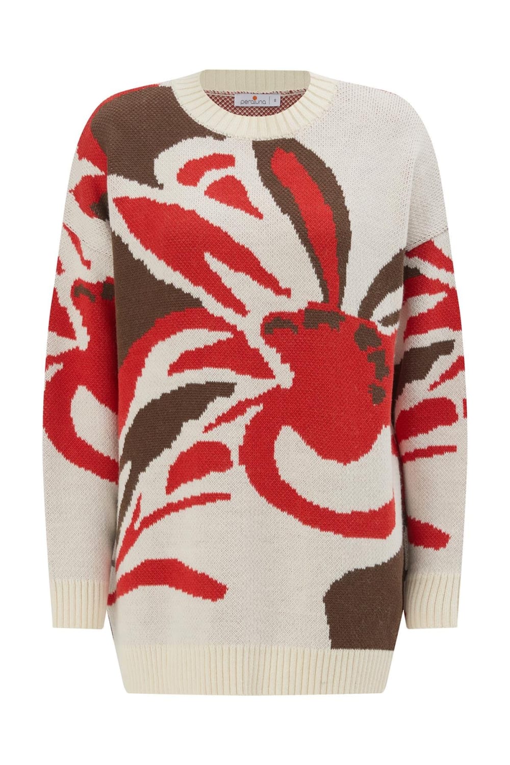 Peraluna-Polina Pullover Çiçek Desenli Uzun Kadın Triko Kazak-Kazak & Triko-7-roqelvaxirum.shop