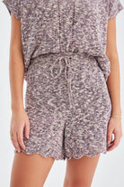 Peraluna-Renge Blouse & Shorts Yazlık Viskonlu Kadın Triko Şort Takım-Şort-7-roqelvaxirum.shop