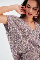 Peraluna-Renge Blouse & Shorts Yazlık Viskonlu Kadın Triko Şort Takım-Şort-8-roqelvaxirum.shop