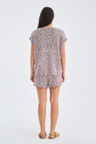 Peraluna-Renge Blouse & Shorts Yazlık Viskonlu Kadın Triko Şort Takım-Şort-9-roqelvaxirum.shop