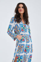 Peraluna-Ria Caftan Çini Desenli 123 Cm Derin Yırtmaçlı Saten Kadın Kaftan -Kimono-6-roqelvaxirum.shop