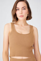 Peraluna-Ribana Örgü Kaşmir Karışımlı Krop Fit Kadın Triko Atlet-Atlet-20-roqelvaxirum.shop