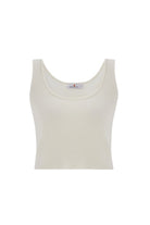 Peraluna-Ribana Örgü Kaşmir Karışımlı Krop Fit Kadın Triko Atlet-Atlet-39-roqelvaxirum.shop