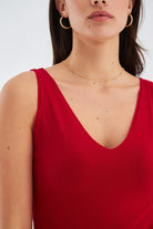 Peraluna-Ruby Top V Yaka İnce Askılı Yazlık Kadın Triko Atlet-Atlet-10-roqelvaxirum.shop