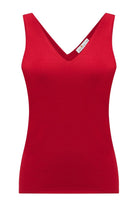 Peraluna-Ruby Top V Yaka İnce Askılı Yazlık Kadın Triko Atlet-Atlet-15-roqelvaxirum.shop