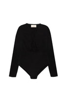 Peraluna-Styleboom X Devon Bodysuit V Yaka Uzun Kol Alttan Çıtçıtlı Kadın Triko Body-Body-10-roqelvaxirum.shop