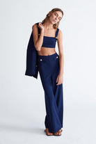 Peraluna-Styleboom X Marlene Trouser Düğme Detaylı Rahat Kesim Kadın Triko Pantolon -Pantolon-10-roqelvaxirum.shop