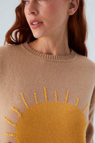 Peraluna-Sunny Pullover El İşlemeli Desenli Kadın Triko Kazak-Kazak & Triko-3-roqelvaxirum.shop
