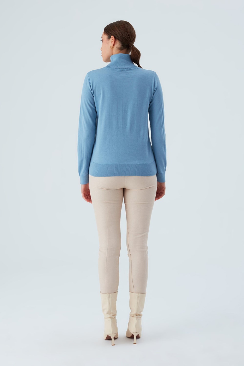 Peraluna-Valeria Pullover Boğazlı İnce Kadın Triko Kazak-Kazak & Triko-25-roqelvaxirum.shop