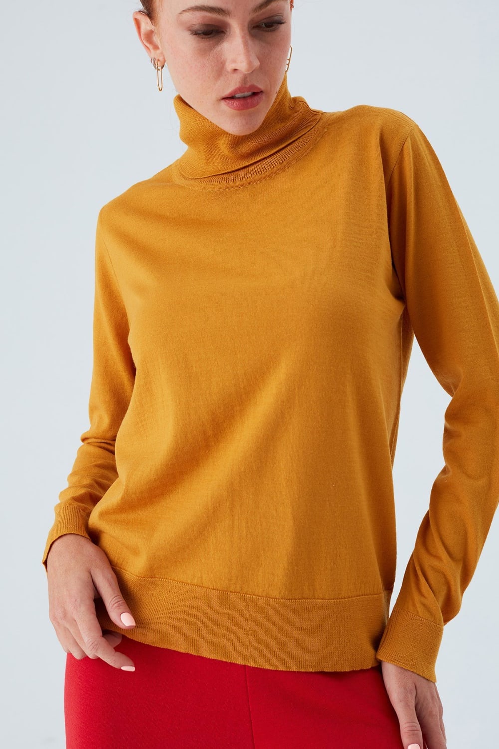 Peraluna-Valeria Pullover Boğazlı İnce Kadın Triko Kazak-Kazak & Triko-37-roqelvaxirum.shop
