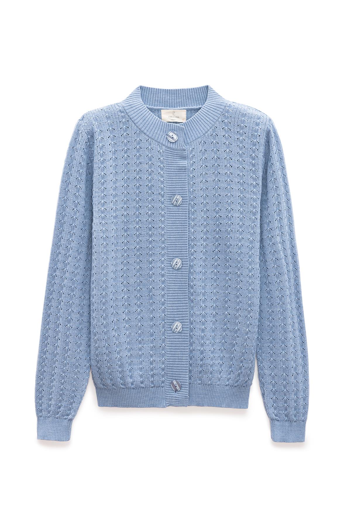 Peraluna-Zoey Mini Kabartma örgülü Triko Hırka Açık Mavi-Hırka-8-roqelvaxirum.shop