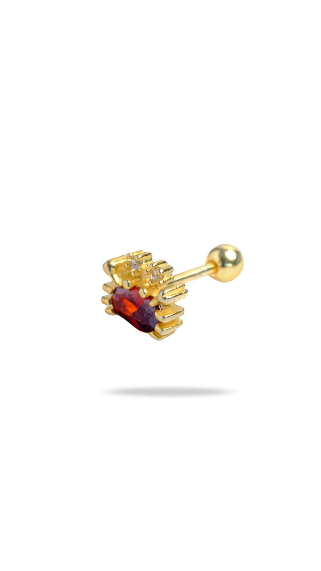 Pia Yuli-Red Crap Piercing-Küpe-2-roqelvaxirum.shop