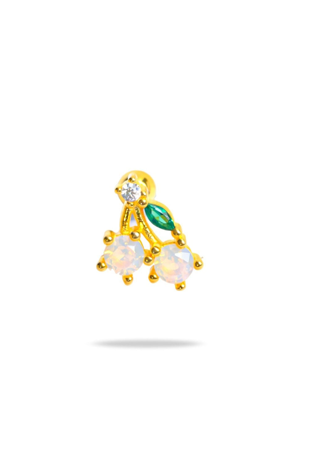 Pia Yuli-White Cherry Piercing-Küpe-1-roqelvaxirum.shop