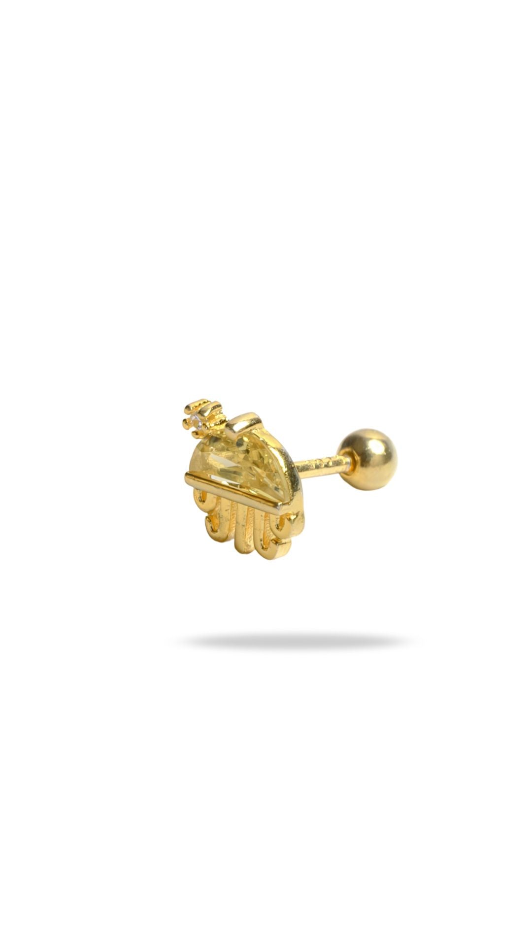Pia Yuli-Yellow Jellyfish Piercing-Küpe-2-roqelvaxirum.shop
