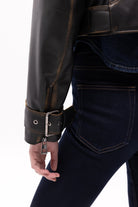Pica Noir-Lita Biker Deri Ceket-Deri Mont-4-roqelvaxirum.shop