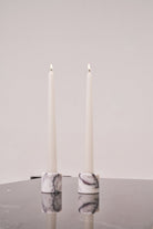 Pietra Collection-Candela- Viola Mermer Şamdan Seti-Mumluk & Şamdan-1-roqelvaxirum.shop