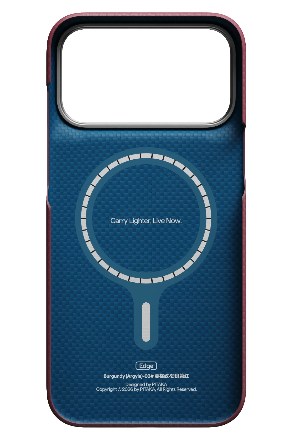 Edge Iphone 18 Pro Max Magsafe Uyumlu Kılıf Burgundy