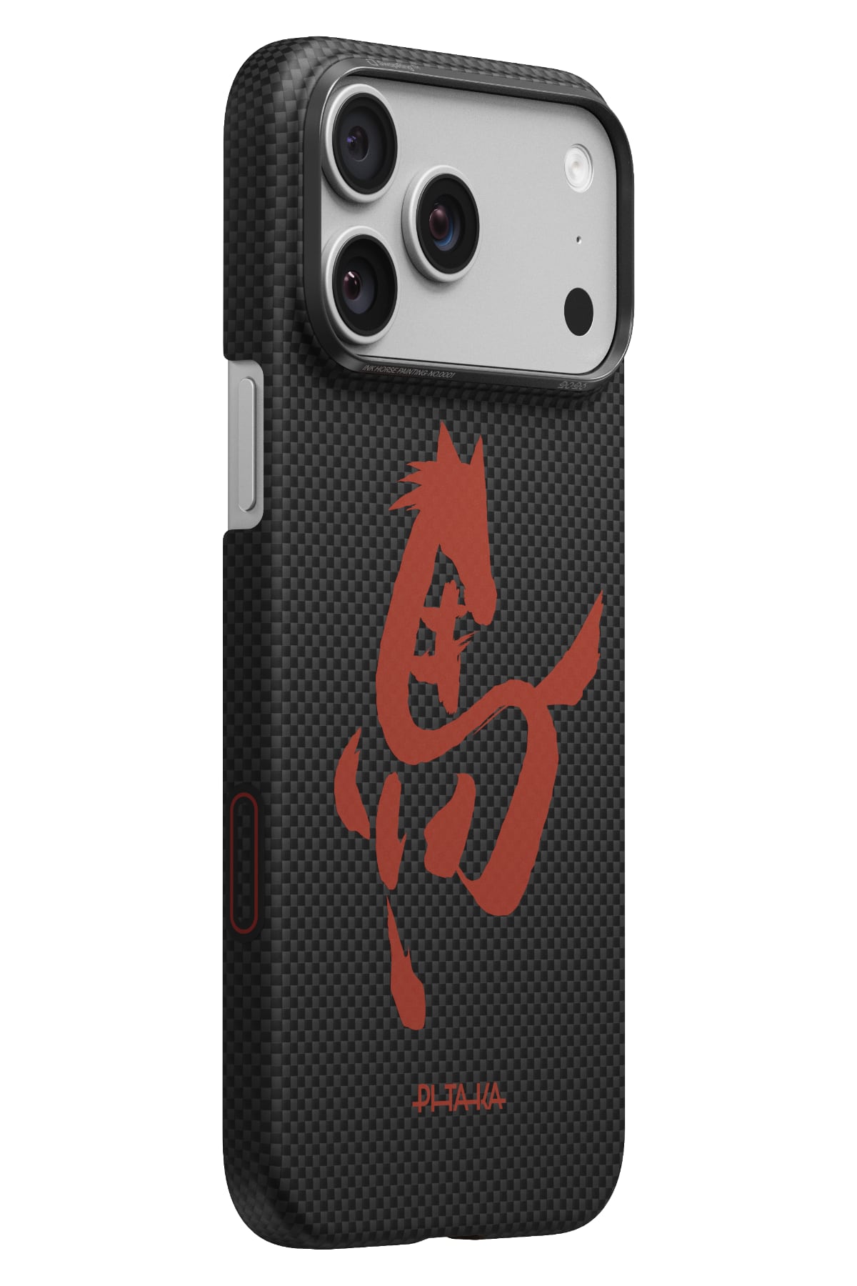 Horse Painting Iphone 17 Pro Magsafe Uyumlu Aramid Fiber Kılıf Ink Rhythm