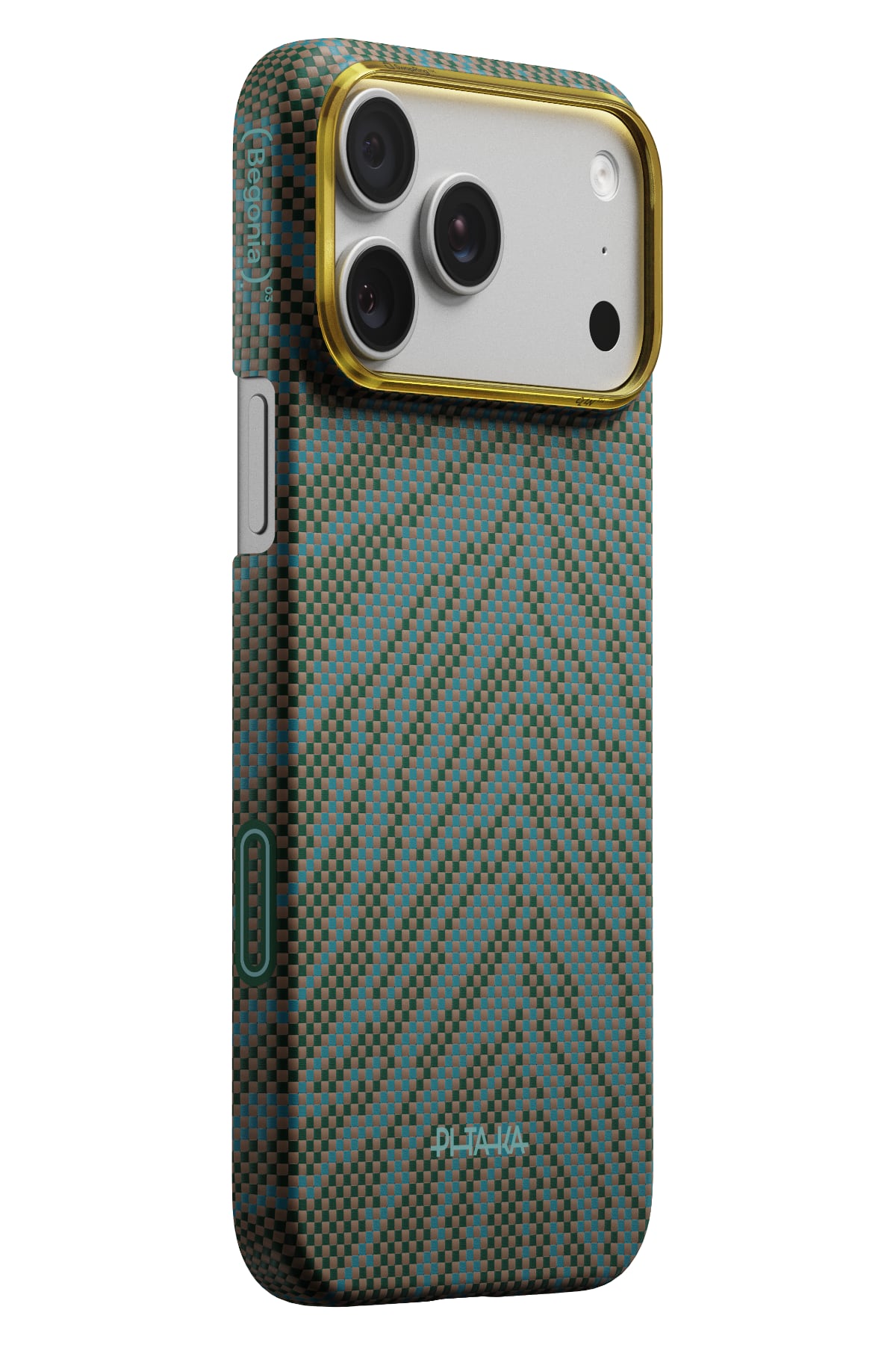Breath Of Veins Iphone 17 Pro Aramid Fiber Karbon Magsafe Kılıf Dive Green