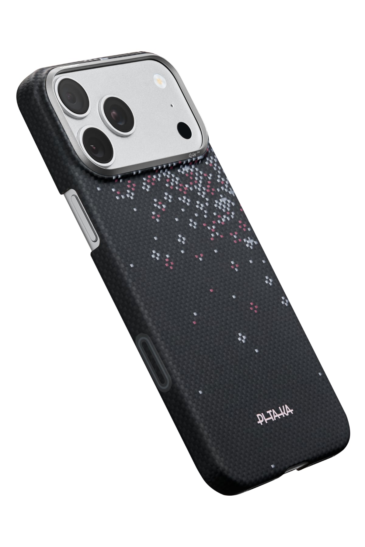 Sakura Hours Iphone 17 Pro Max Magsafe Uyumlu Aramid Fiber Kılıf Midnight Black
