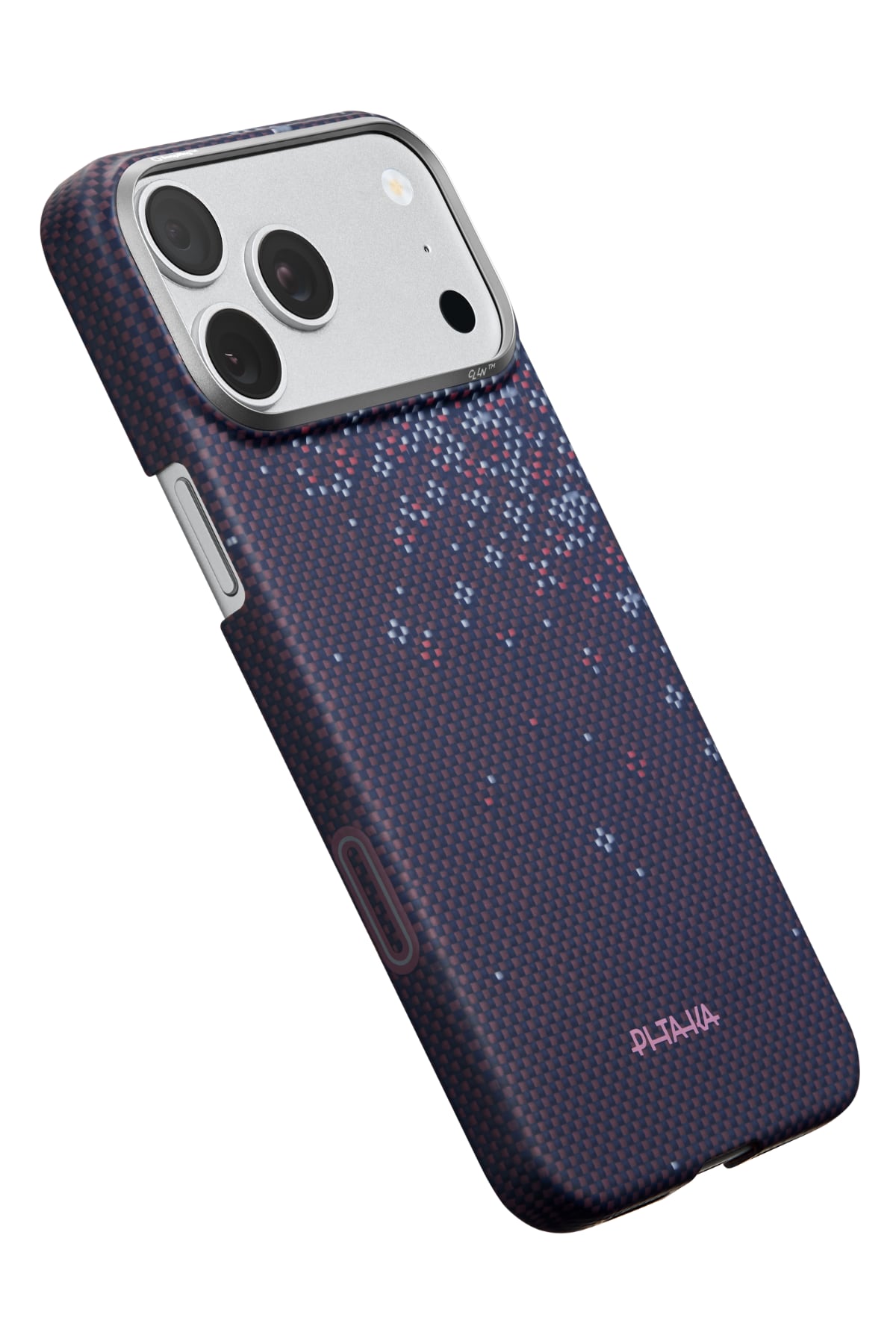 Sakura Hours Iphone 17 Pro Magsafe Uyumlu Aramid Fiber Kılıf Twilight Violet