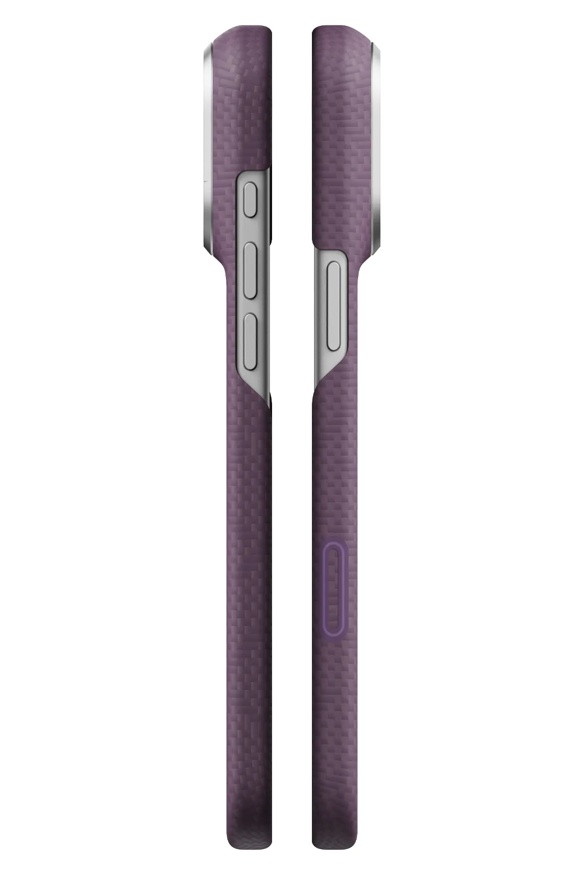 Edge Weaving Iphone 18 Pro Magsafe Uyumlu Kılıf Charoite Purple