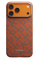 Ptk Leaping Magsafe Uyumlu Iphone 17 Pro Max Kılıf Blue Orange
