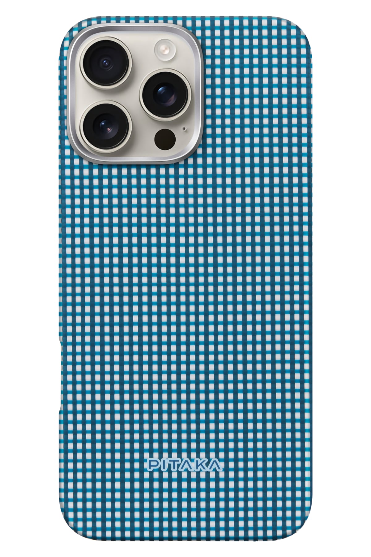 Ultra Slim Iphone 16 Pro Magsafe Uyumlu Aramid Fiber Kılıf Ocean Blue