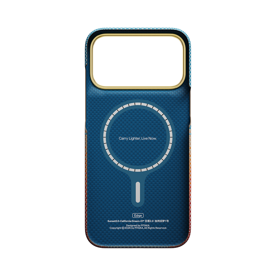Iphone 18 Pro Max Karbon Kılıf Magsafe Uyumlu Aramid Fiber - Edge California Dream-01