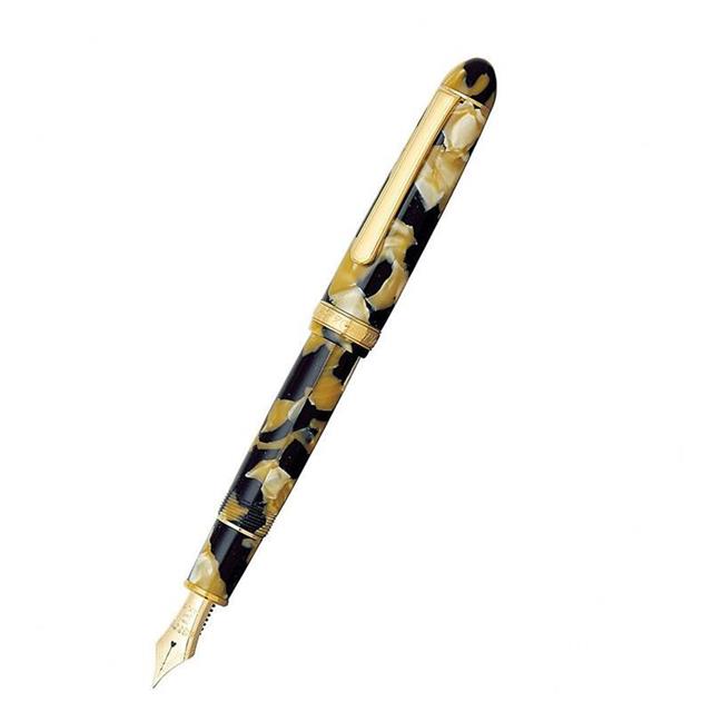 Platinum-#3776 Century Celluloid Calico Dolma Kalem 14 K Altın M Uç-Dolma Kalem-1-roqelvaxirum.shop