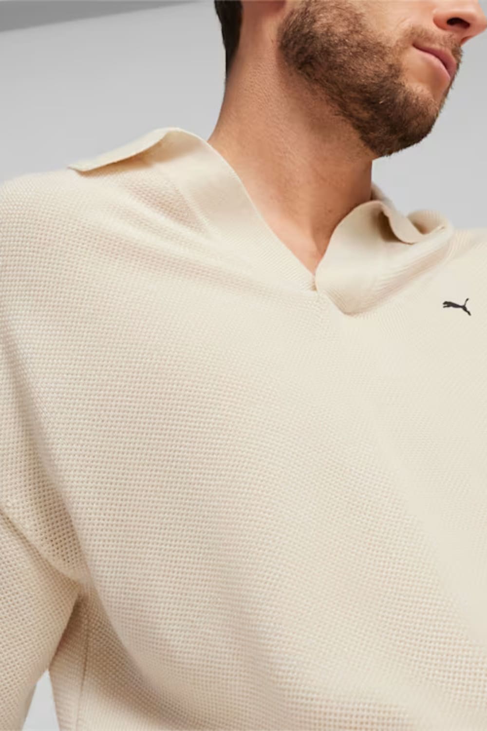 Puma-Basketball Nostalgia Knitted Polo-Alpine Snow-Sweatshirts & Hoodies-2-roqelvaxirum.shop
