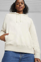 Puma-INFUSE Relaxed Hoodie TR-Alpine Snow-Sweatshirts & Hoodies-1-roqelvaxirum.shop